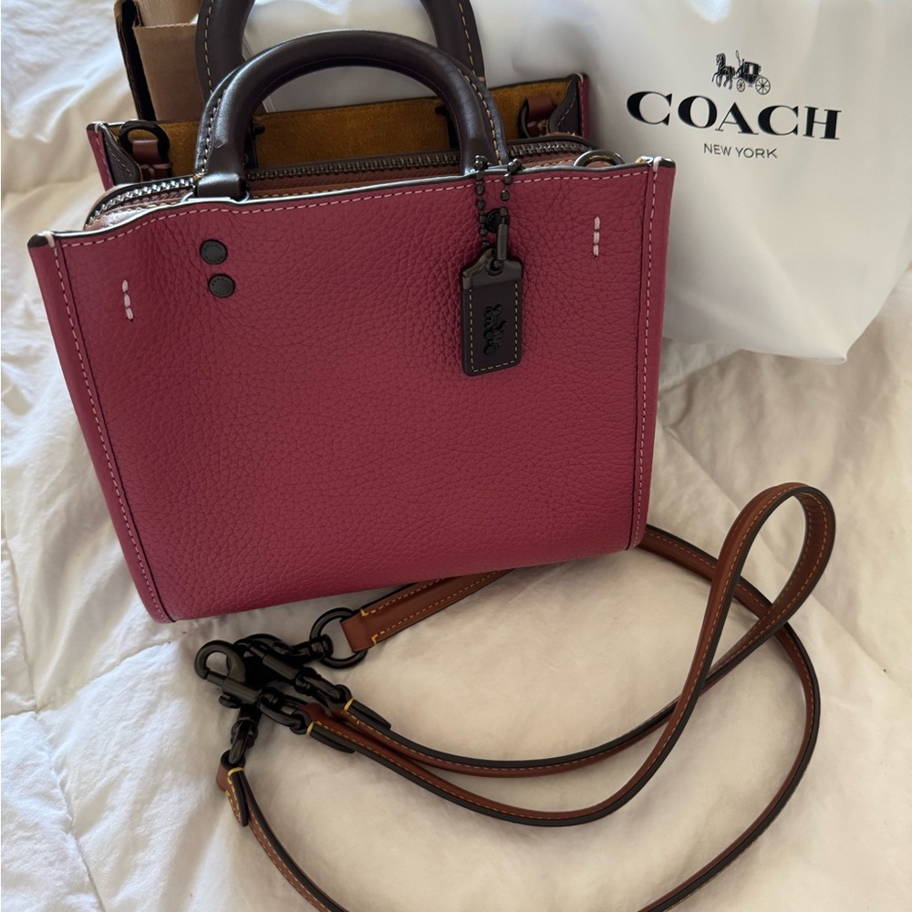 Coach Rogue 20 Colorblock Pink